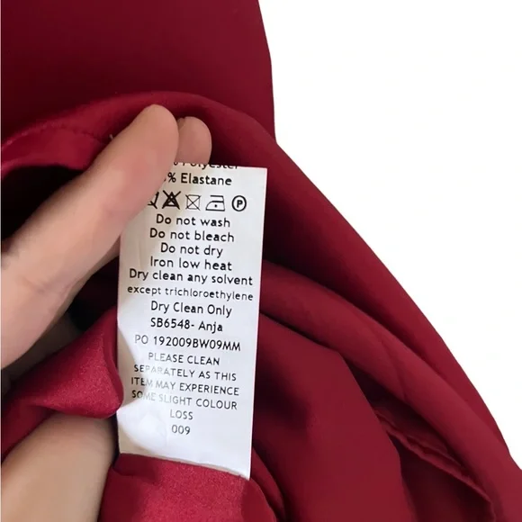 COPY - House of CB Anja Satin Corset Red Midi Dress - Picture 3 of 16